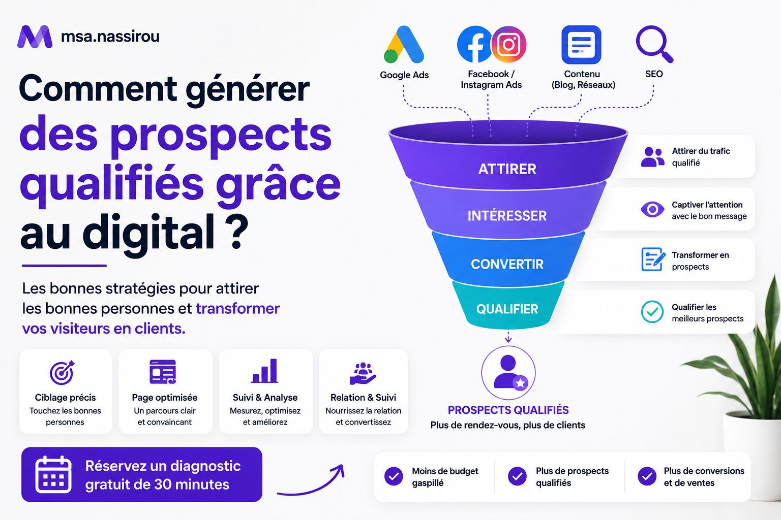 Media buyer freelance — générer des prospects qualifiés grâce au digital